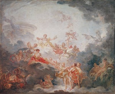 A művészeteket megkoronázó Apolló, 1763-70 körül alkotó: François Boucher